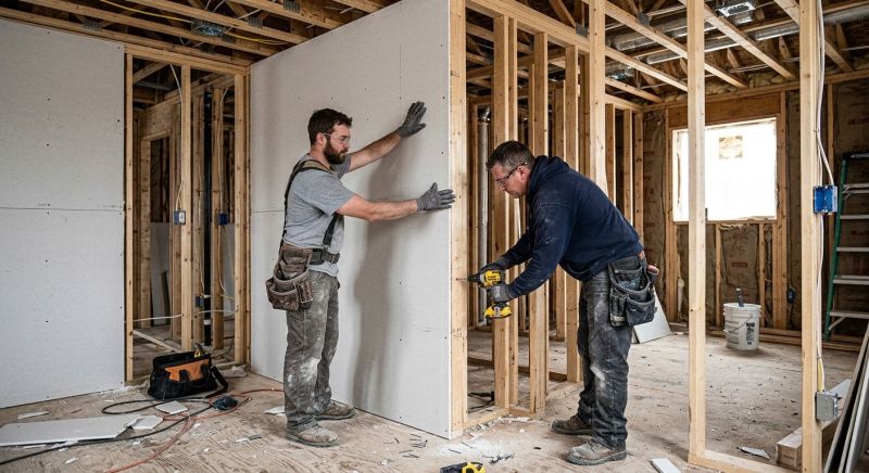 Garage Wallboard Installation in Olathe, KS