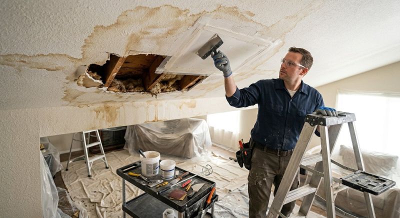 Wall Damage Repair in Conroe, TX